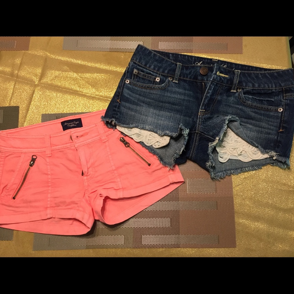 2 pair of American Eagle shorts
